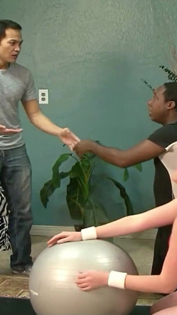 Thrilling moment from "Cuckold Loser caught his Girlfriend with Black Guy and have to watch while interracial Cheating Fuck"