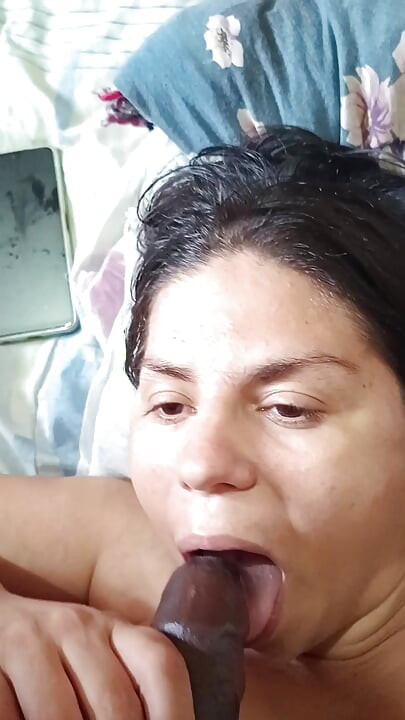 I caught the naughty girl at home