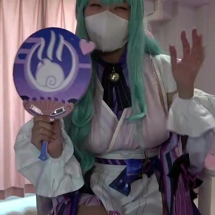 J-cup Cosplay Aura Surges as a Shy First-timer Faces a Bold, Intense Rush - 1