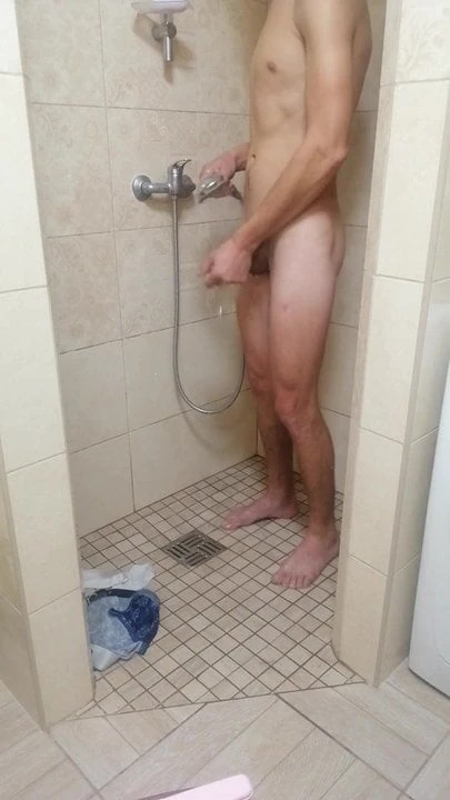 Solo guy masturbates