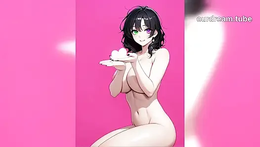 Dark Haired Fair Skin Hentai Girls Who Do It All (AI Compilation)