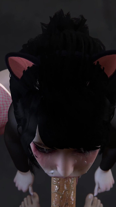 POV Deepthroat From a Pet Girl - Teen Blowjob