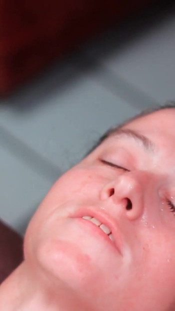 Emotional moment from "Double dick, double load amateur homemade facial cumshot compilation"