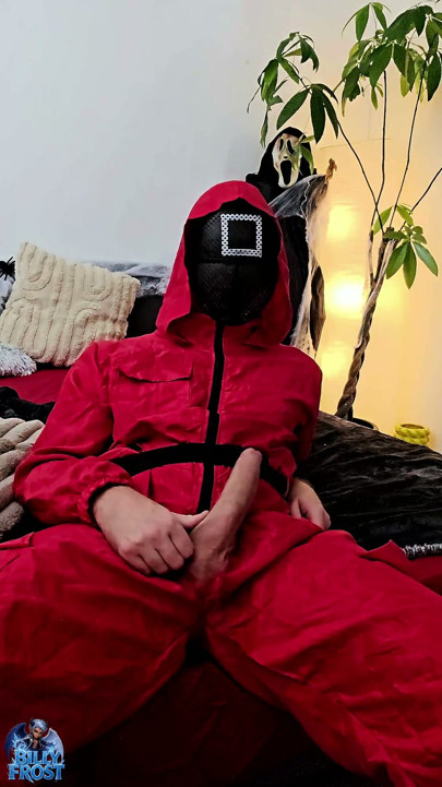 Squid Game Masturbation - Doll Fuck & Big Load