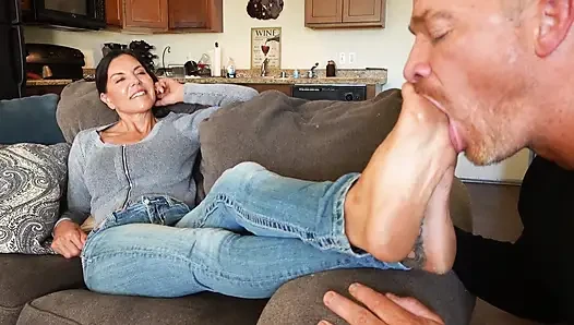 Licking Stained and Disgusting Goddess Soles! (dirtier Than I Thought)!