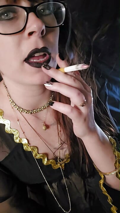 Smoking Witch Loves Cigarettes