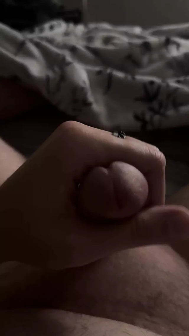 Jerking my hard cock, great cum!