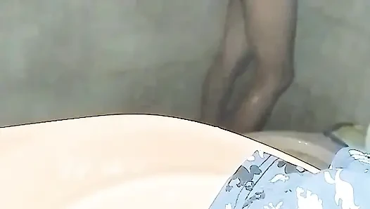 Masturbating while I shower