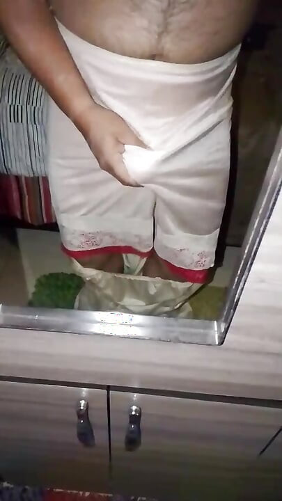 Again having fun with my mother-in-law's petticoats