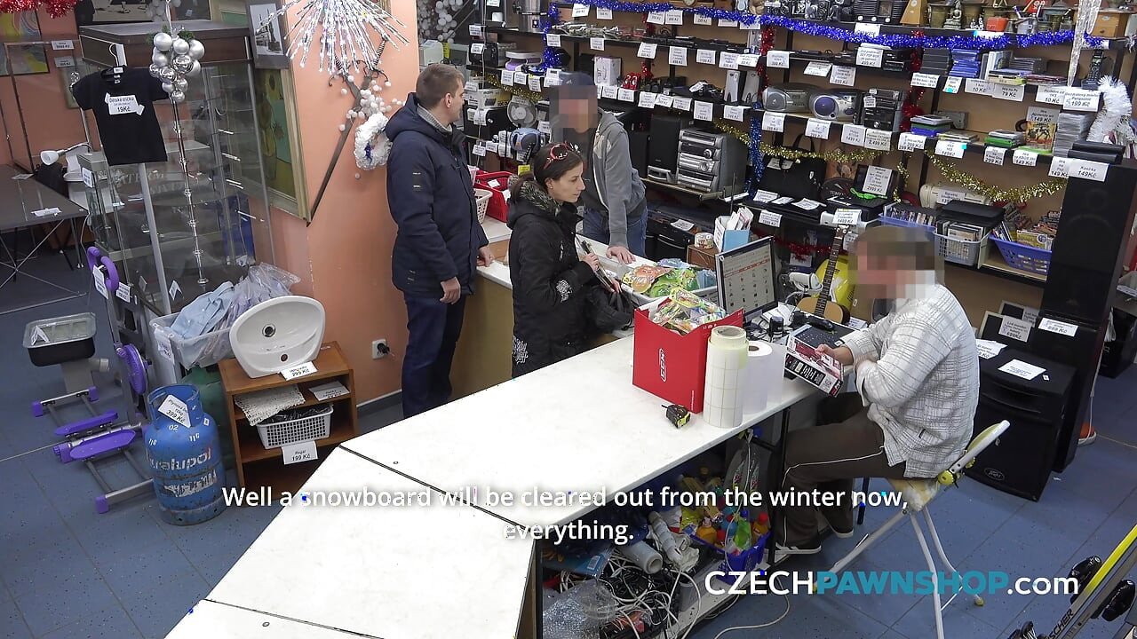 The MILF with the skis (CzechPawnShop)