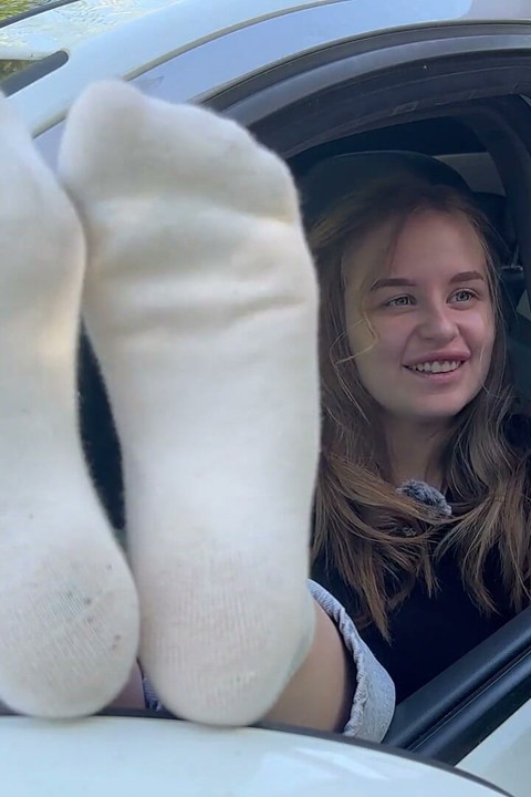 Behind the Scenes (car Blowjob, Feetfuck)