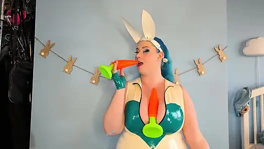 Bunny Domme Ass Stuffing JOI - Solo Girl