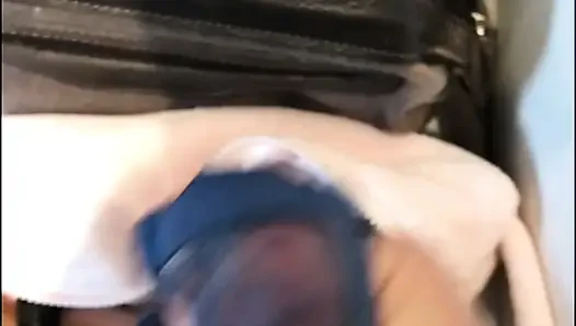 Wife sent a video and asked to cum on her panties