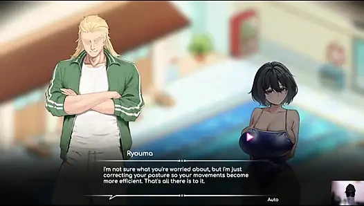 Ep-1 lifeguard holic! NTR Hentai game gameplay! I got a swimming pool and there are many hot girls!