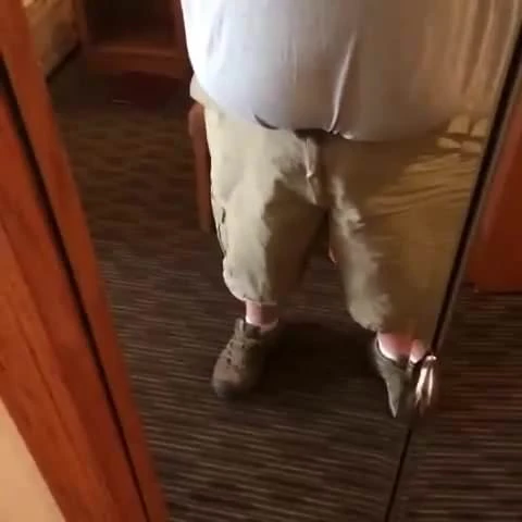 he can't keep it in