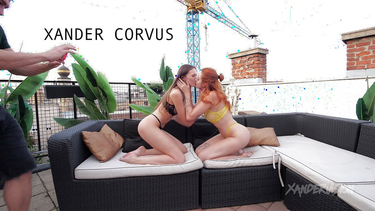 Threesome! Cherry Candle & Stacy Cruz Fucks Cameraman Xander Corvus!
