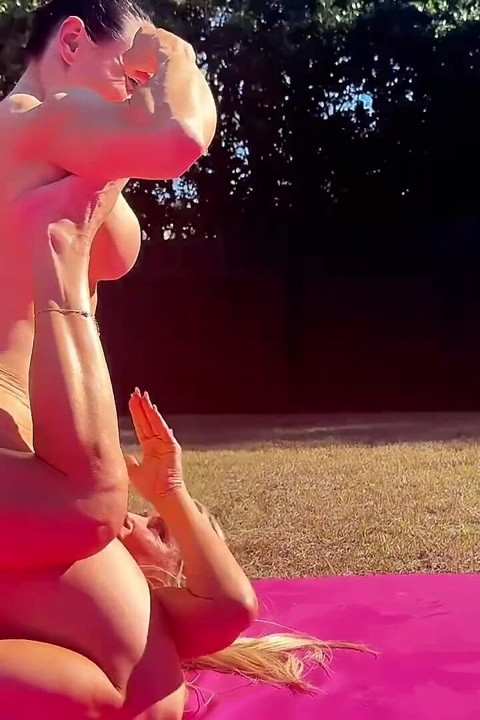 Outdoor Oil Sex Wrestling Match Vs Tatiana Steele