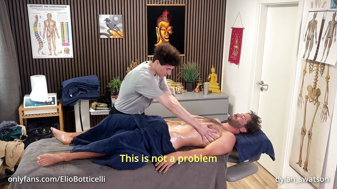 straight man get happyend massage