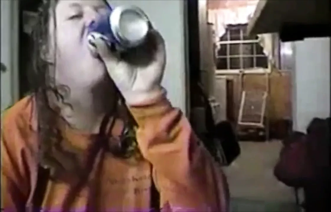 Beer, piss, anal and a cum facial - my kind of whore