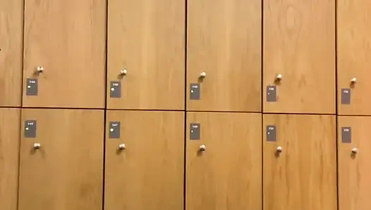 // I Take You with Me to the Women's Locker Room and Shower // Part 1