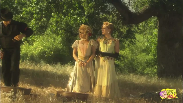 Another Two Blonde Lesbian Friends Are Getting Busy Eating Each Other Outdoors in Retro Fashion