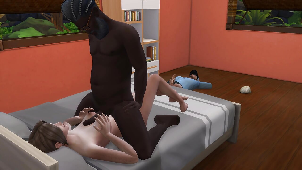 Sims 4: Wife tries BBC for first time