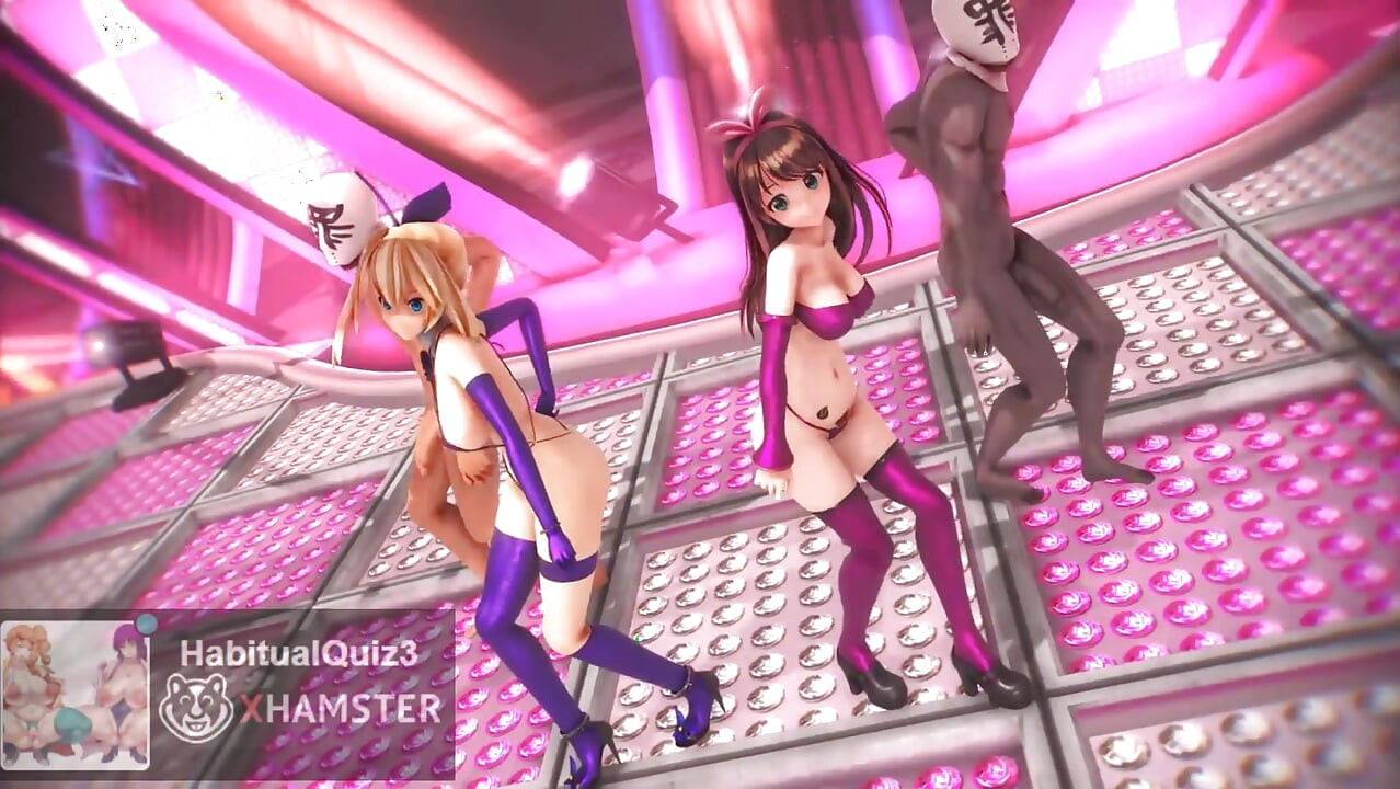 mmd r18 Kizuna AI & Mirai Akari Lamb animação hentai 3d sexo ntr bdsm gozo foda anal creampie vrchat