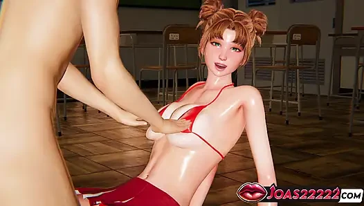 Chloe Cheerleader 3D Animation - Big Tits Play Moans, Piledriver Pussy Licking, Fingering Squirt in Uncensored Hentai