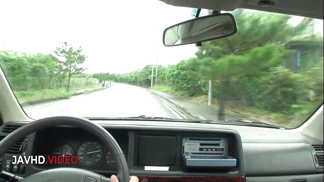 Japanese Amateur Saya Tachibana Gives Roadside Blowjob POV
