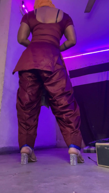 Memorable moment from "indian crossdresser tight silk salwar suit shiny clothes"