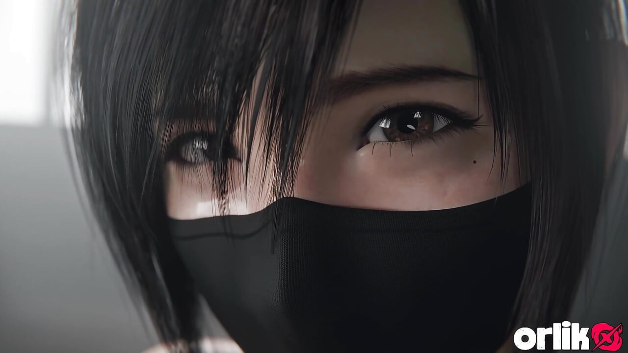 Yuffie Final Fantasy 7 - Mokra neuredna usluga pušenja Samo maska verzija 4K