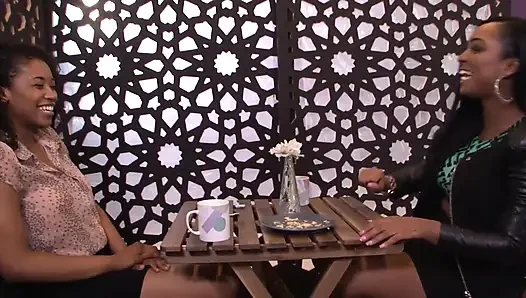 Amazing black beauties love pussy