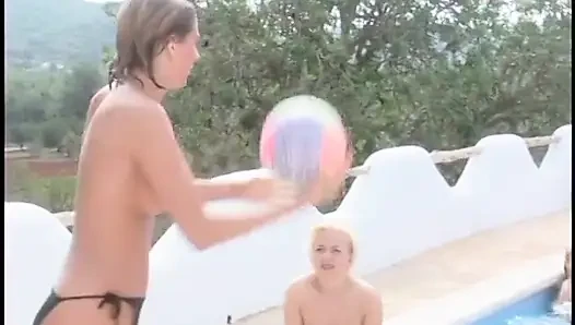 Hot MILFs in swimming pool