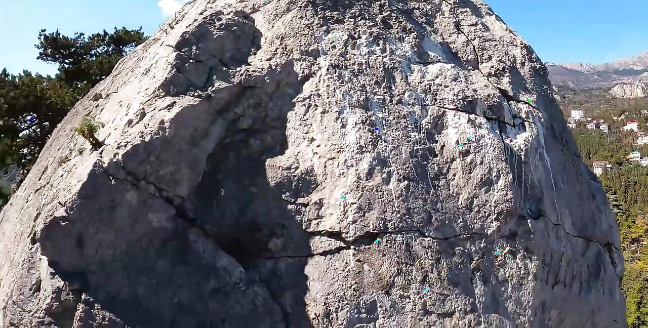 Outdoor Erotica, a Girl with a Stunning Figure Shows Her Magnificent Ass Against the Backdrop of the Sea and Mountains.