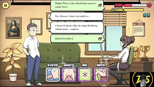 Heiße Lehrerin Fickt Schüler in Haft! Problematische Themen-gameplay!