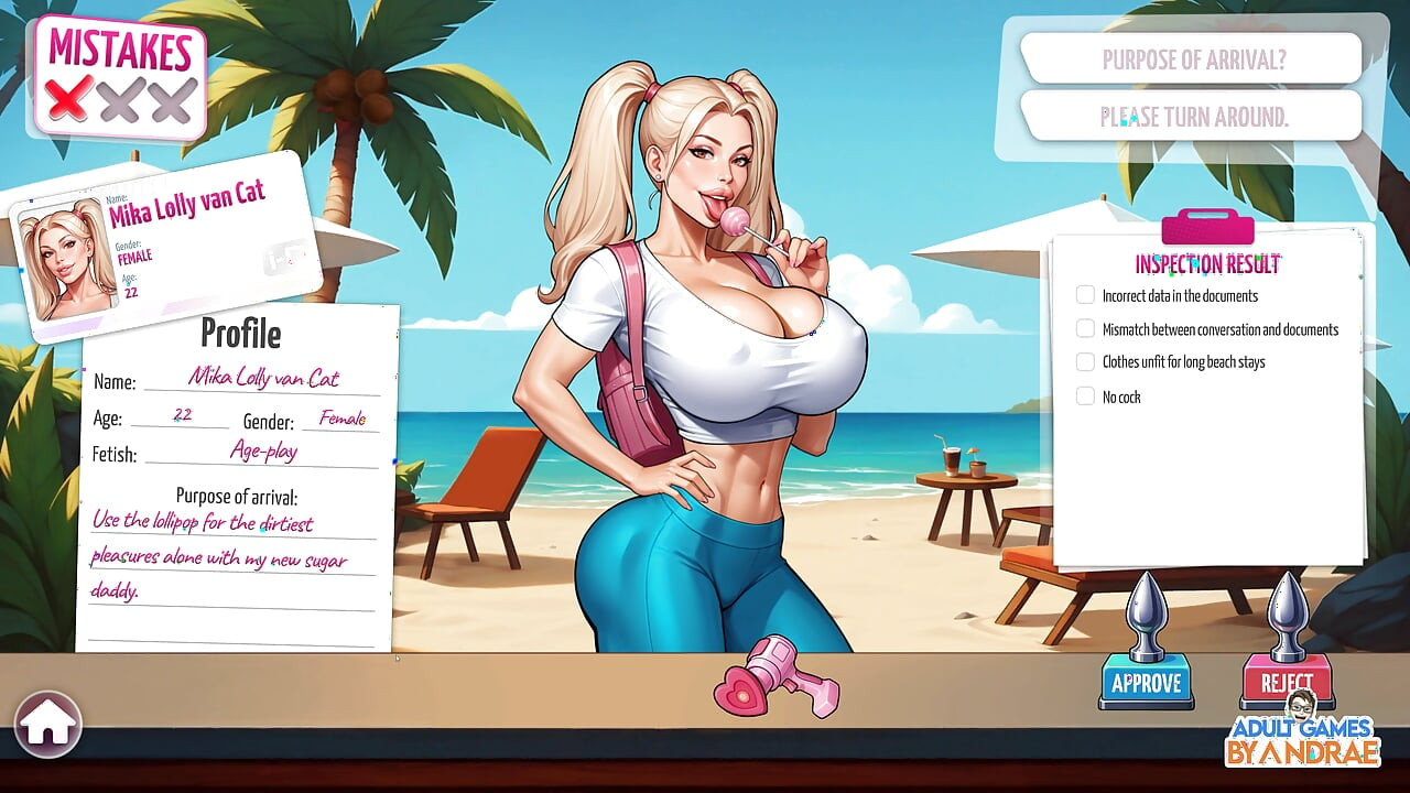 Ep2: Día 2: Actividades En La Playa - Futa Zone Lewd Control