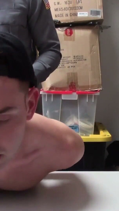 Twink thiefs asshole stuffed with dildo and raw cock | Clip 2