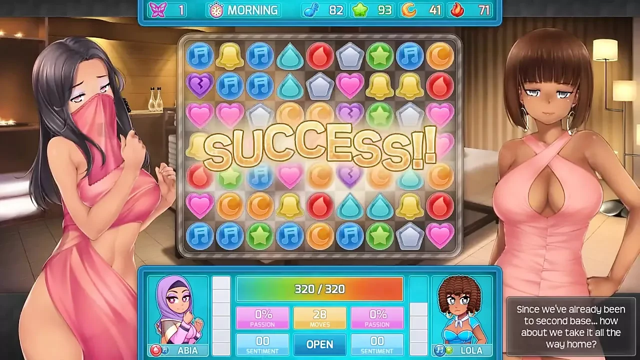 Huniepop 2 - Double Date - Part 6 Horny Lingerie Babes by Loveskysan