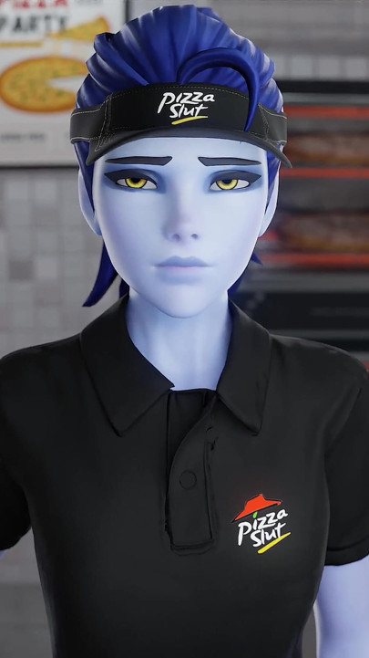 El turno de fabricante de pizza de Widowmaker se enloda - gran polla 3d overwatch