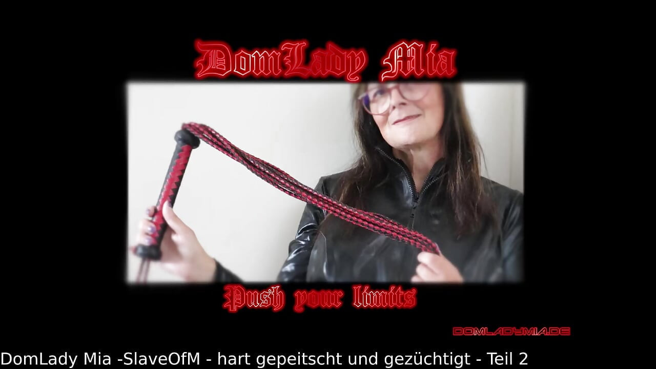 DomLadyMia-SlaveOfM Hard Whipped And Chastised Part2