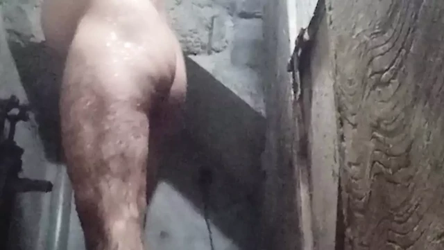 Masturbation shower ass
