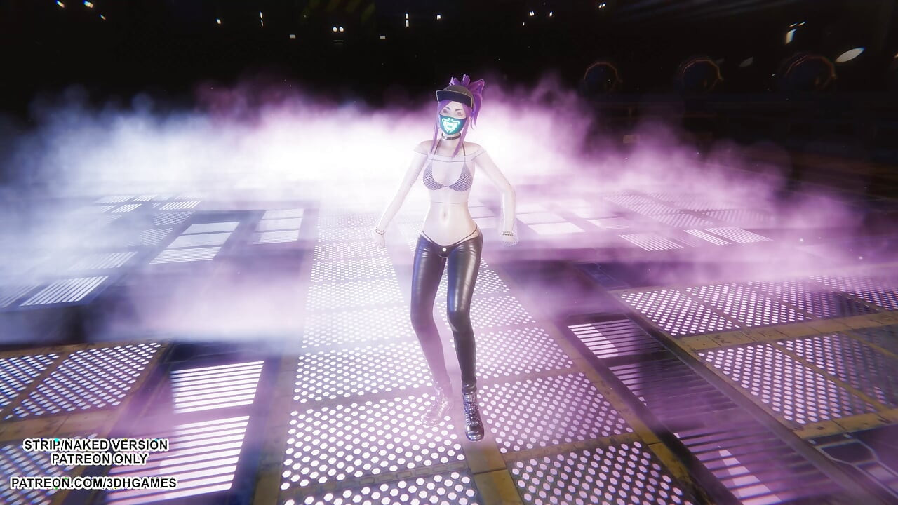 MMD LISA - FUTW - Akali Sexy Kpop Dance League of Legends Hentai Uncensored 4K 60FPS