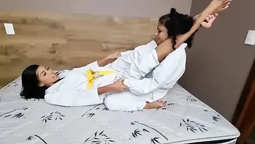 Fight judoka - Izabella paes and Nataly