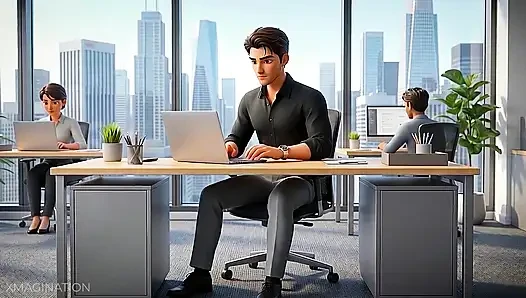 Ich squirte heute im büro und ich bringe meine kollegen zum!