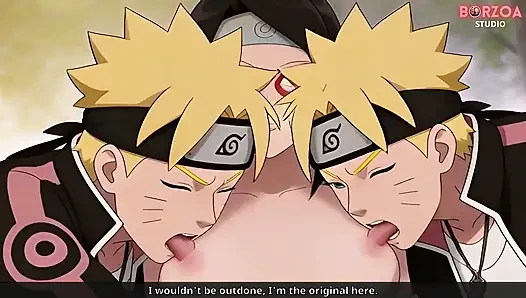 Naruto: Boruto Gangbangs and Creampies Sarada - Gone Wrong (uncensored Hentai)