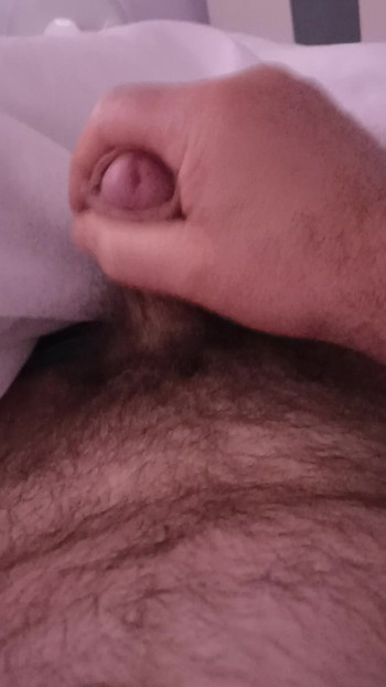 Early morning wank.