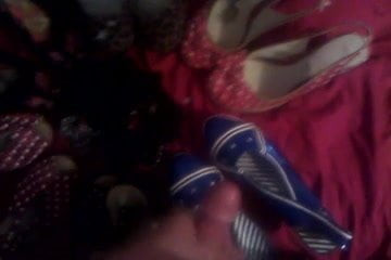 Creaming heels and panties