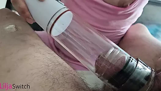 Balls Pumping - Pov Handjob