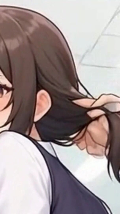 Waifu Secrétaire, POV - taquinage en nylon en gros plan et jeu de cunnilingus sournois, échauffement | Clip 2