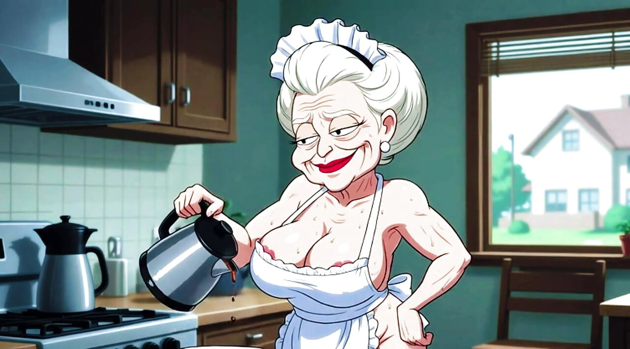 Ai Matures in Kitchens with Big Tits